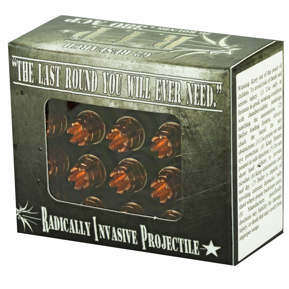 G2R RIP 380 ACP 62 Grain Ammunition - 20 Rounds per Box, 500 Rounds per Case