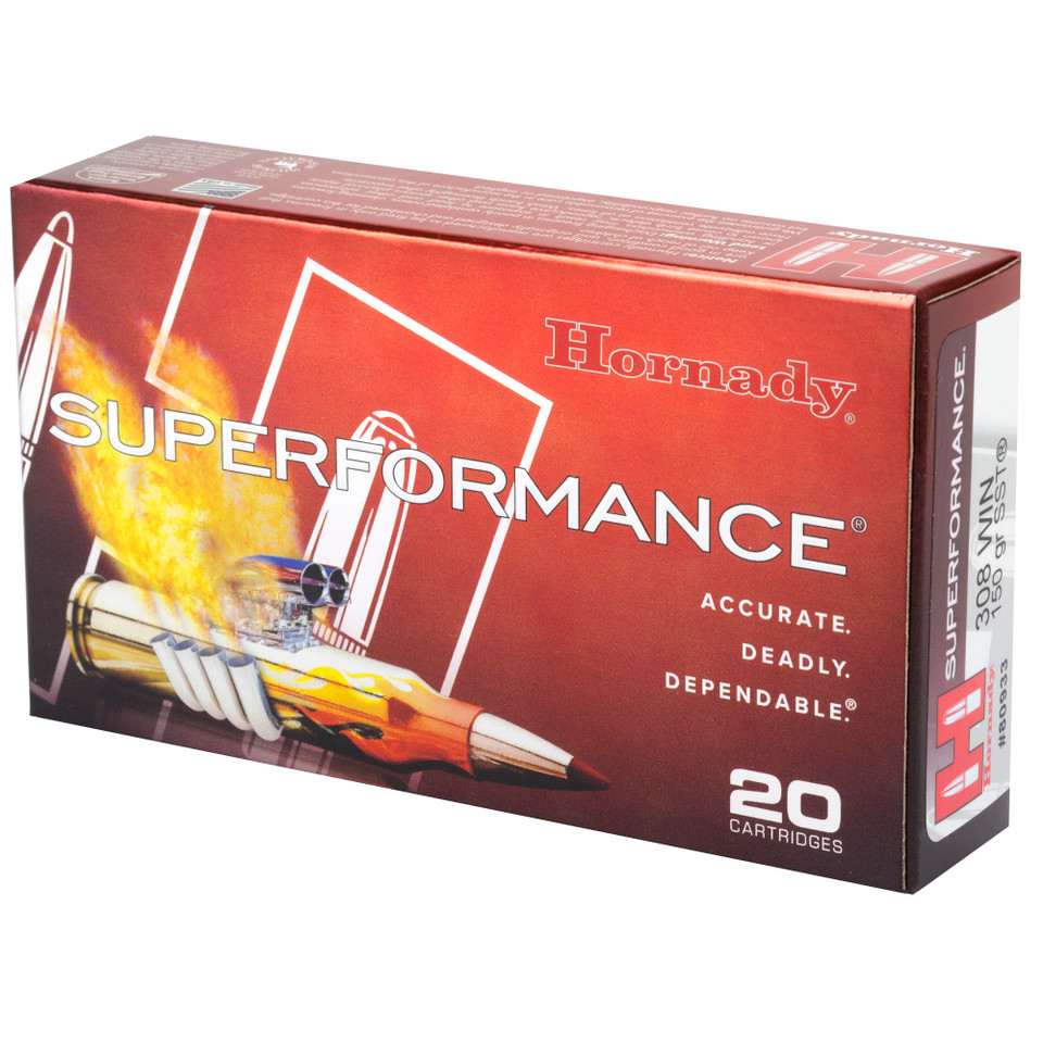Hornady .308 Winchester 150 Grain SST Soft Point 20 Rounds/200 Rounds
