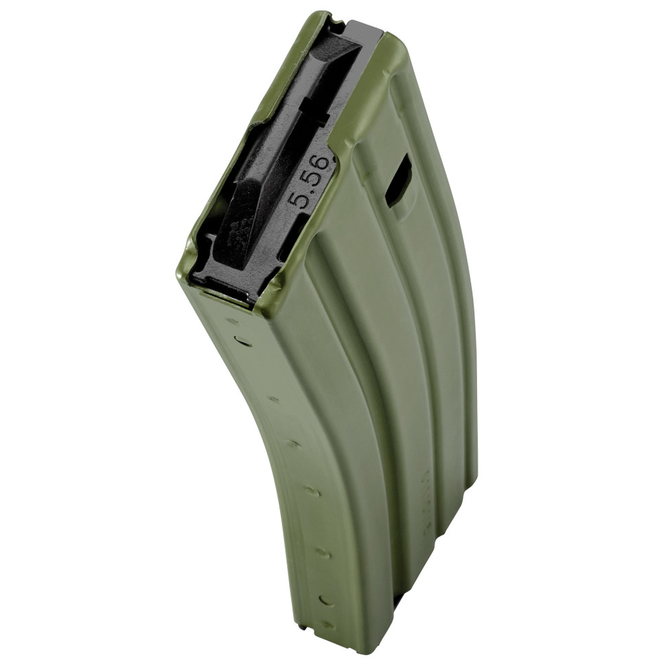 30-Round 5.56 Aluminum Magazine - Olive Drab Green
