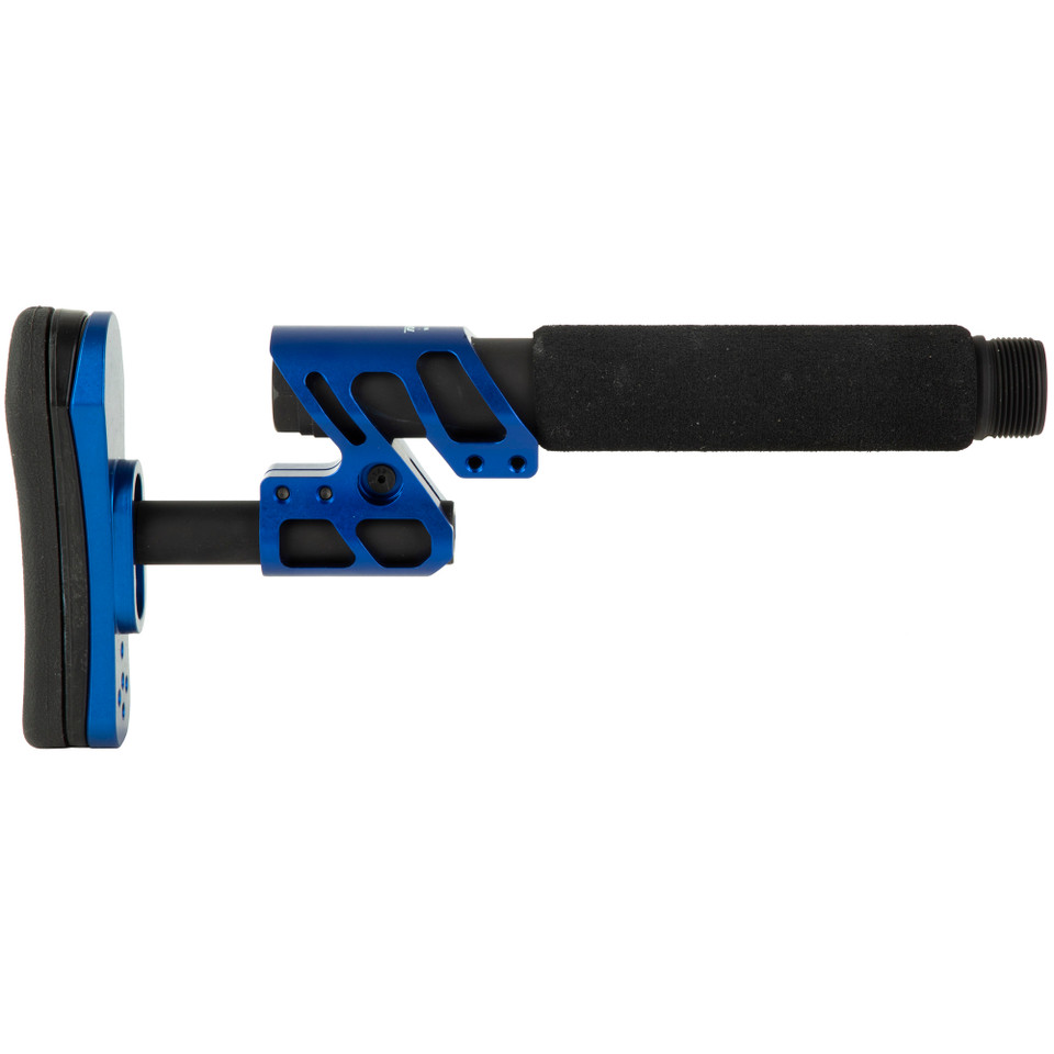 ODIN ZULU Adjustable Stock with Pistol Buffer - Blue