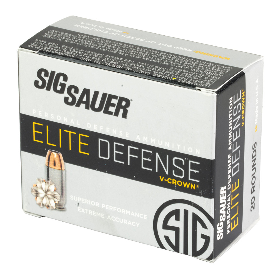 SIG Ammo 10mm 200gr JHP - 20 Rounds per Box, 200 Rounds Total
