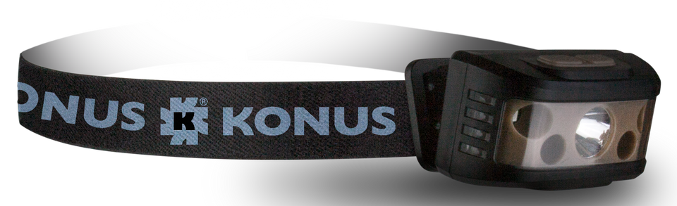 Konus 3924 KonusFlash 7 Flashlight - 236 Lumens, White XPG LED, Black