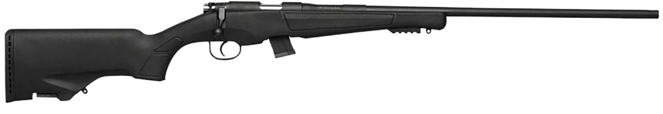 Escort HE22LR1802BK .22 LR Rifle, 18" Threaded Barrel, Black Synthetic Stock, 10+1 