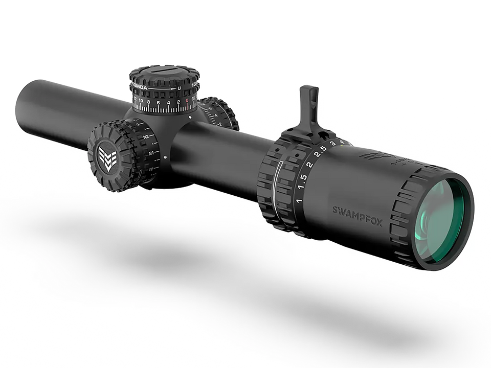 Swampfox Optics Arrowhead 1-10x24mm Scope with Guerrilla Dot BDC Reticle