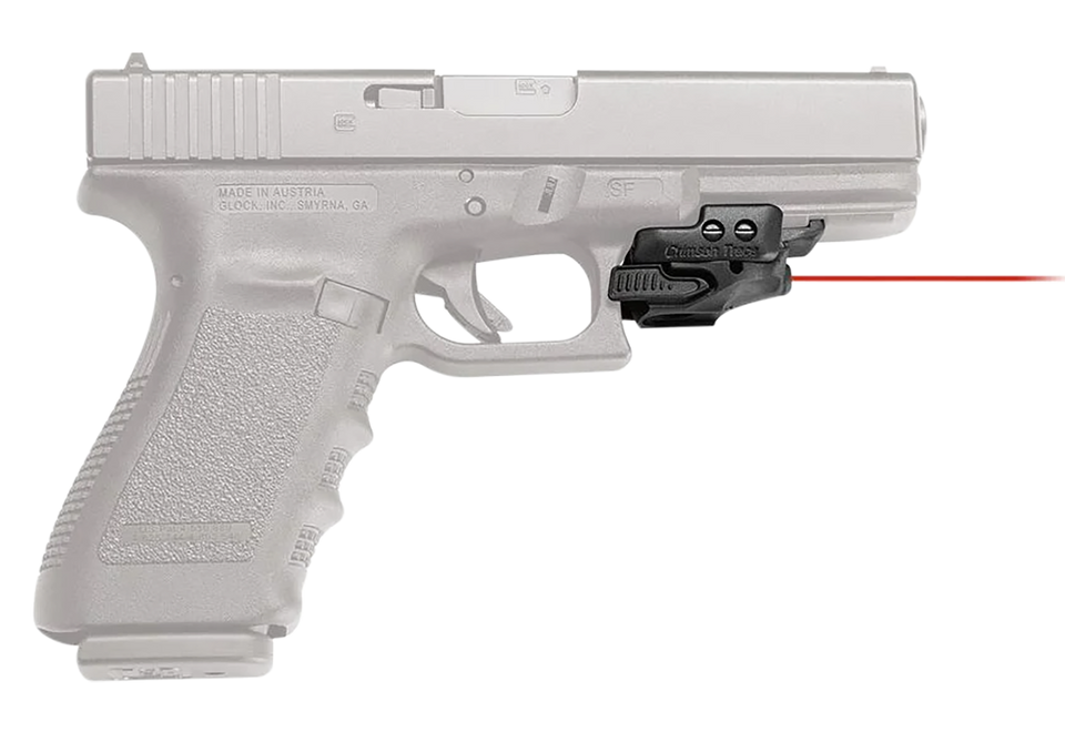 Universal Red Laser Sight for Pistol/Rifle - Crimson Trace CMR-201 Rail Master Black