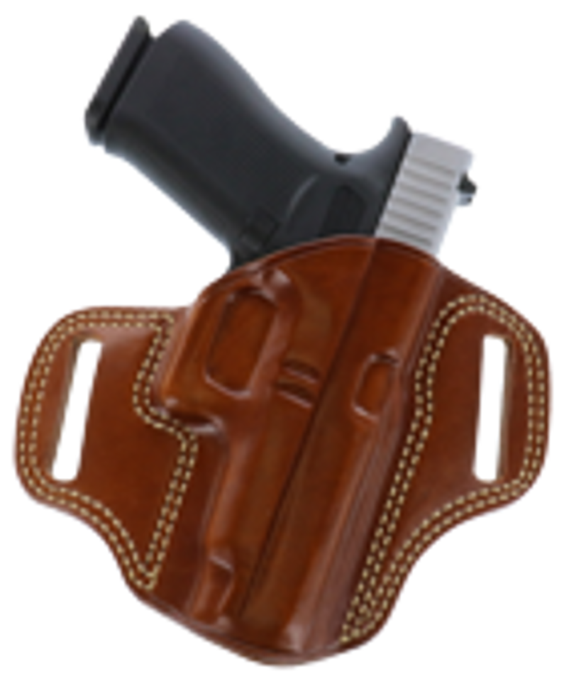 Galco CM212 Combat Master OWB Tan Leather Holster for 1911 Right Handed Users