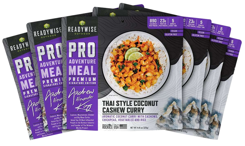 Wise Foods Thai Coconut Cashew Curry Outdoor Kit - 12 Servings, 6-Pack