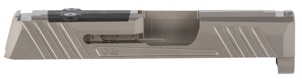Grey Ghost Precision GGP365 Slide for Sig P365 with Optic Cut and Serrations, Gray DLC Finish