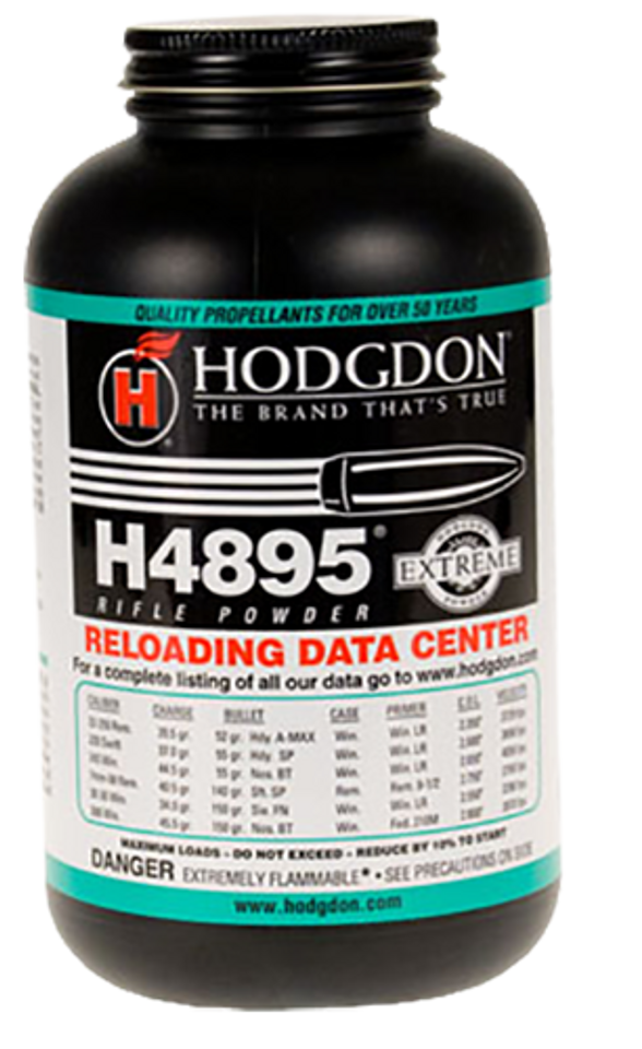 Hodgdon H4895 Extreme Rifle Powder 1 lb for Multiple Calibers
