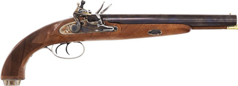 Pedersoli Howdah Hunter Flint 20GA 11.25" 3" Wood/CC Lock