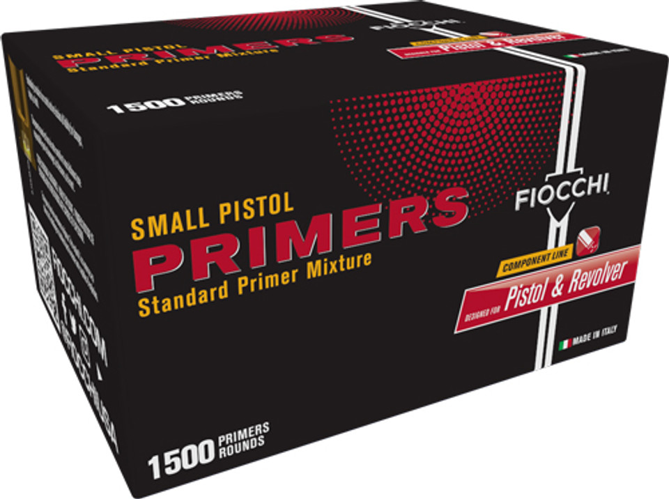 12,000 Pack Case of Fiocchi Small Pistol Primers