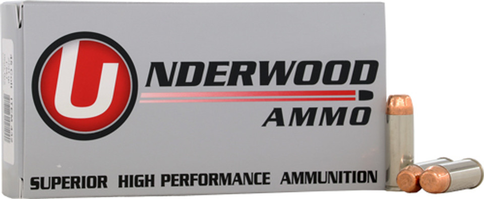 Underwood .45 LC 250gr FMJ Ammo - 50 Rounds per Box, 10 Boxes per Case