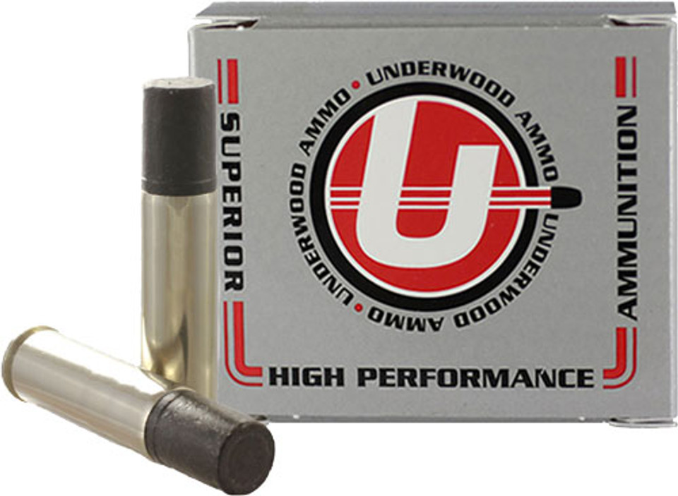 Underwood 500 S&W Mag 700gr Lead Flat Nose Ammo - 20 Rounds per Box, 10 Boxes per Case