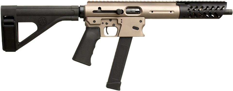 Aero Survival Pistol 10mm Dark Earth with 10.25" Barrel and 30-Round Brace