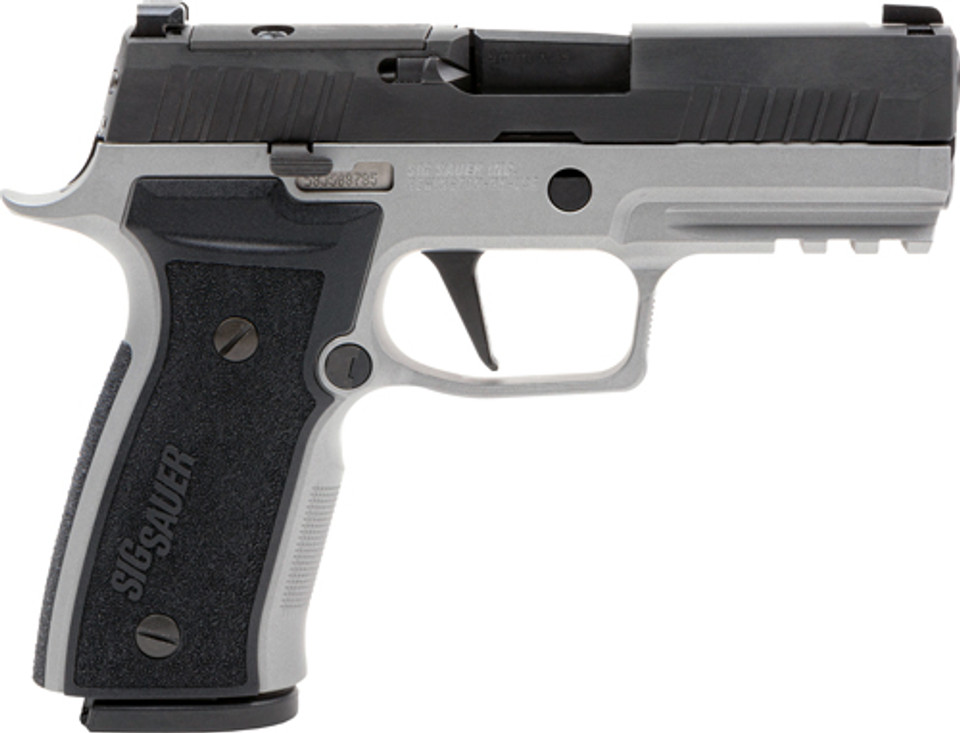 SIG P320 AXG Carry 9mm 3.9" with XRAY-3 OR (2)17RD AXG Grip/TI