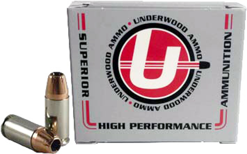 Underwood 9mm Luger +P 124gr XTP JHP Ammo - 20 Rounds per Box, 10 Boxes per Case