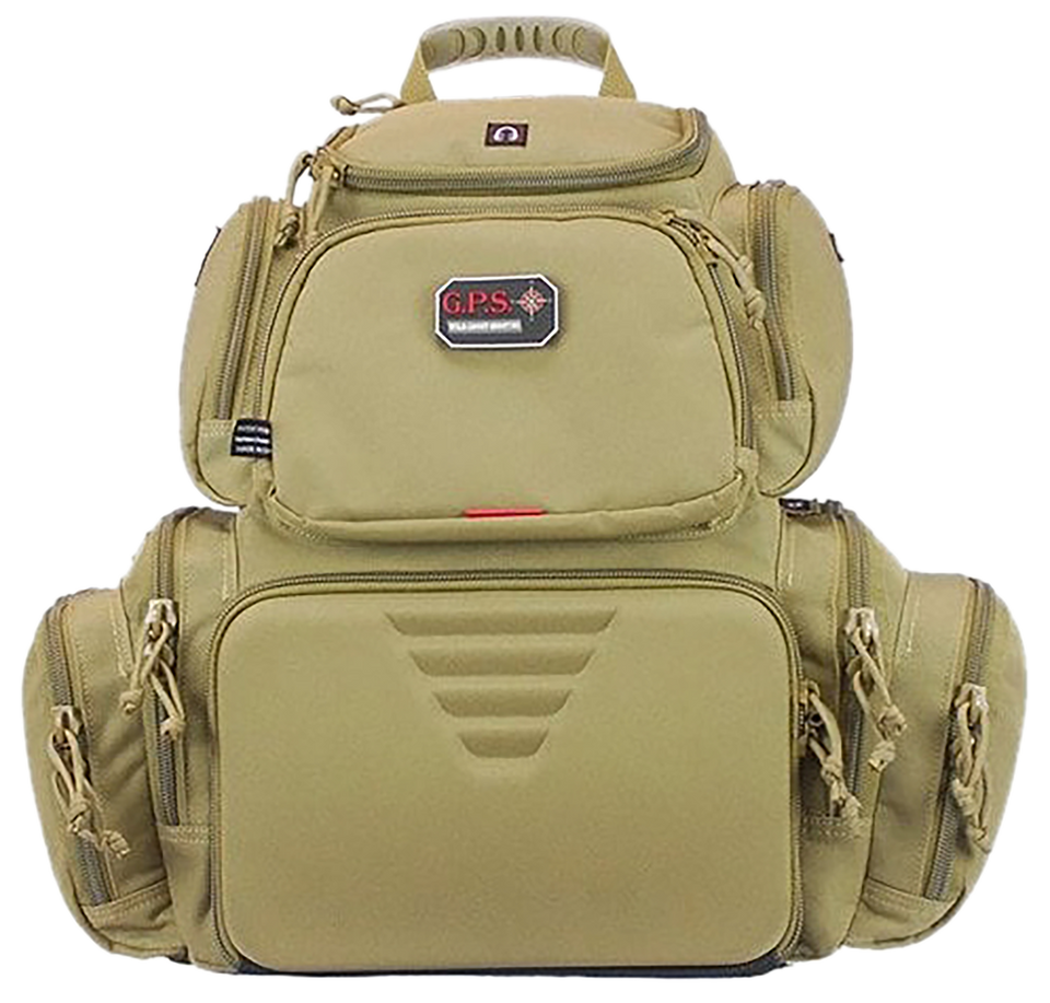 GPS1711BPT Handgunner Backpack - 1000D Nylon, Tan
