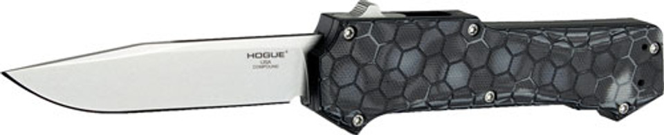 G-10 Frame Black Hogue Compound 3.5" OTF Automatic Knife