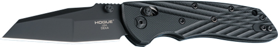 Wharncliffe G-10 Frame Black Hogue Deka 3.25" Able Lock Folder