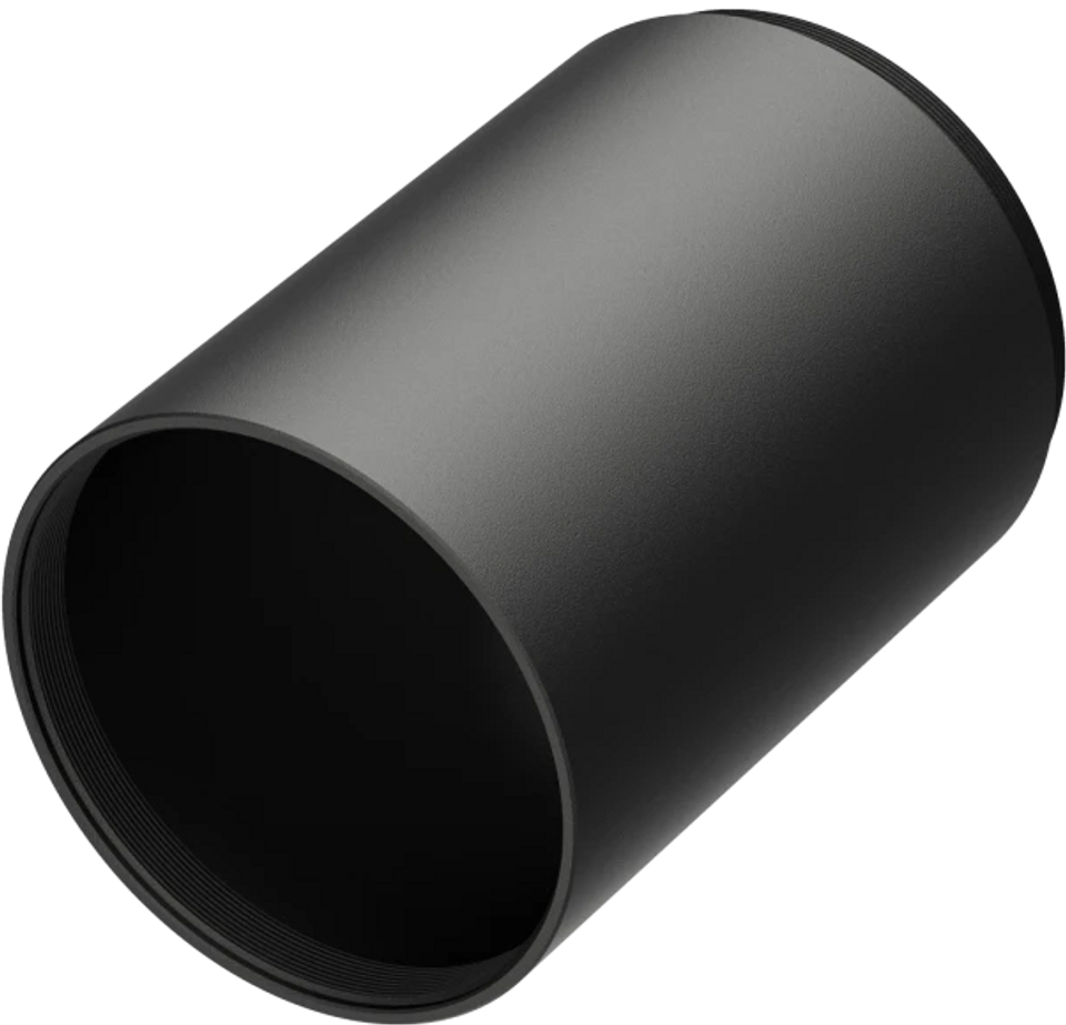 Leupold Alumina 44mm Lens Shade - Black Aluminum Screw Mount