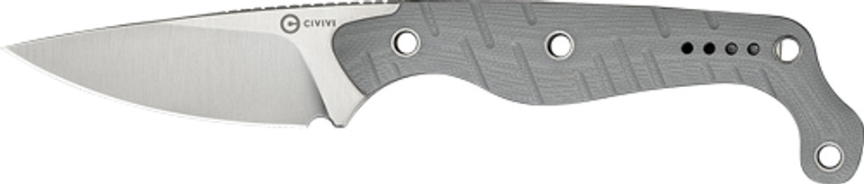 CIVIVI Sokn 2.82" Gray Knife with G-10 Stonewash Kydex Sheath