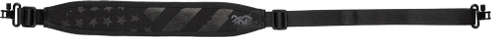 Browning Speed Sling with QD Swivels, Black, Adjustable 32.5" to 44.5"