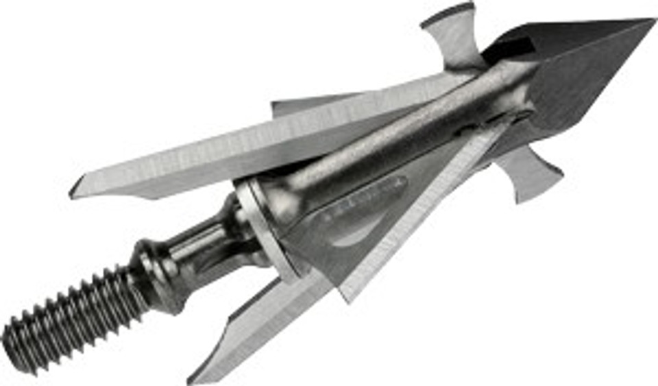 Muzzy Trocar Hybrid 4-Blade Broadhead 100GR 1 5/8" Cut 3-Pack