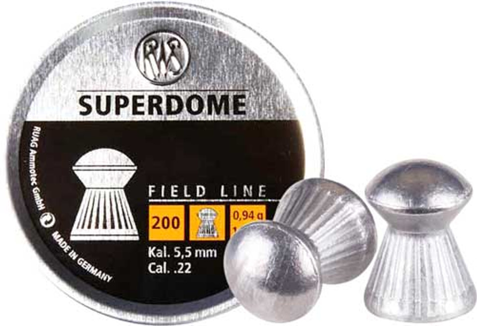 RWS Superdome .22 Caliber Pellets 14.5 Grain 200-Pack