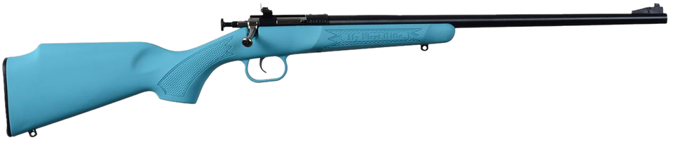 Crickett KSA302 Youth .22 Rifle with Blued Barrel & Blue Synthetic Stock