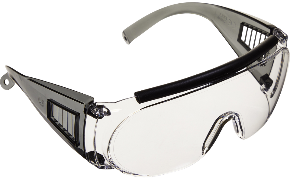 Allen 2169 Adult Shooting Glasses with Clear Lens and Gray Frame