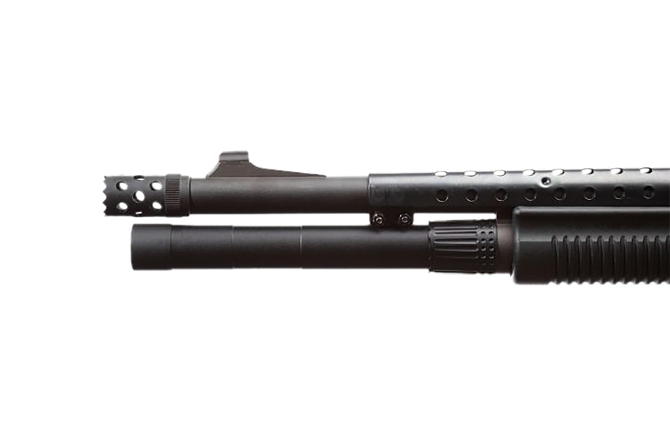Lyman Plus 3 Magazine Extension for Mossberg 590 - Black Aluminum