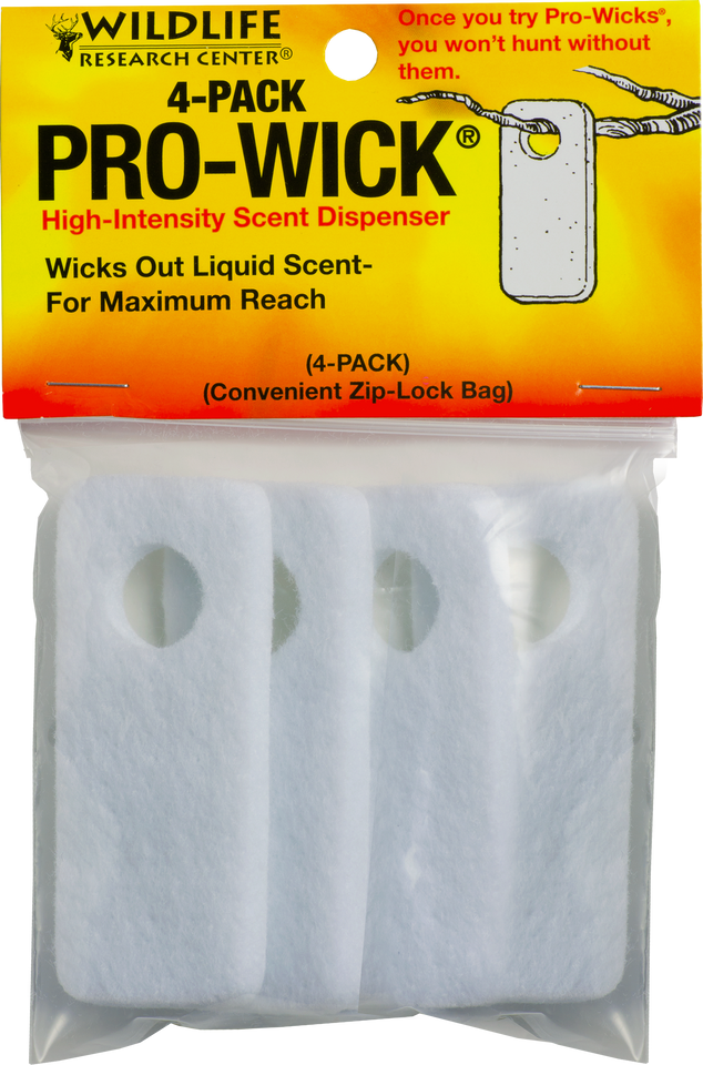 Wildlife Research Pro-Wick Felt Pack - 4 Count