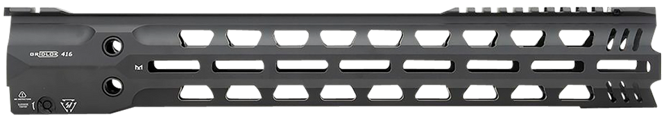 Strike Industries GRIDLOK-416-L-16 Quick Detach M-LOK Handguard for HK 416/MR556/M27 IAR - 16" Black Aluminum