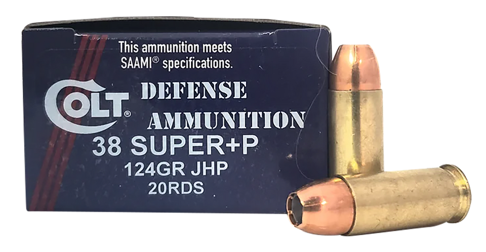DoubleTap Defense 38Super+P 124gr JHP Ammunition - 20/Box