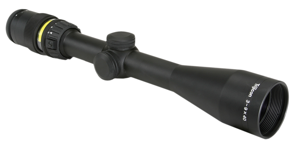 Trijicon AccuPoint 3-9x40mm Illuminated Amber Triangle Reticle Scope