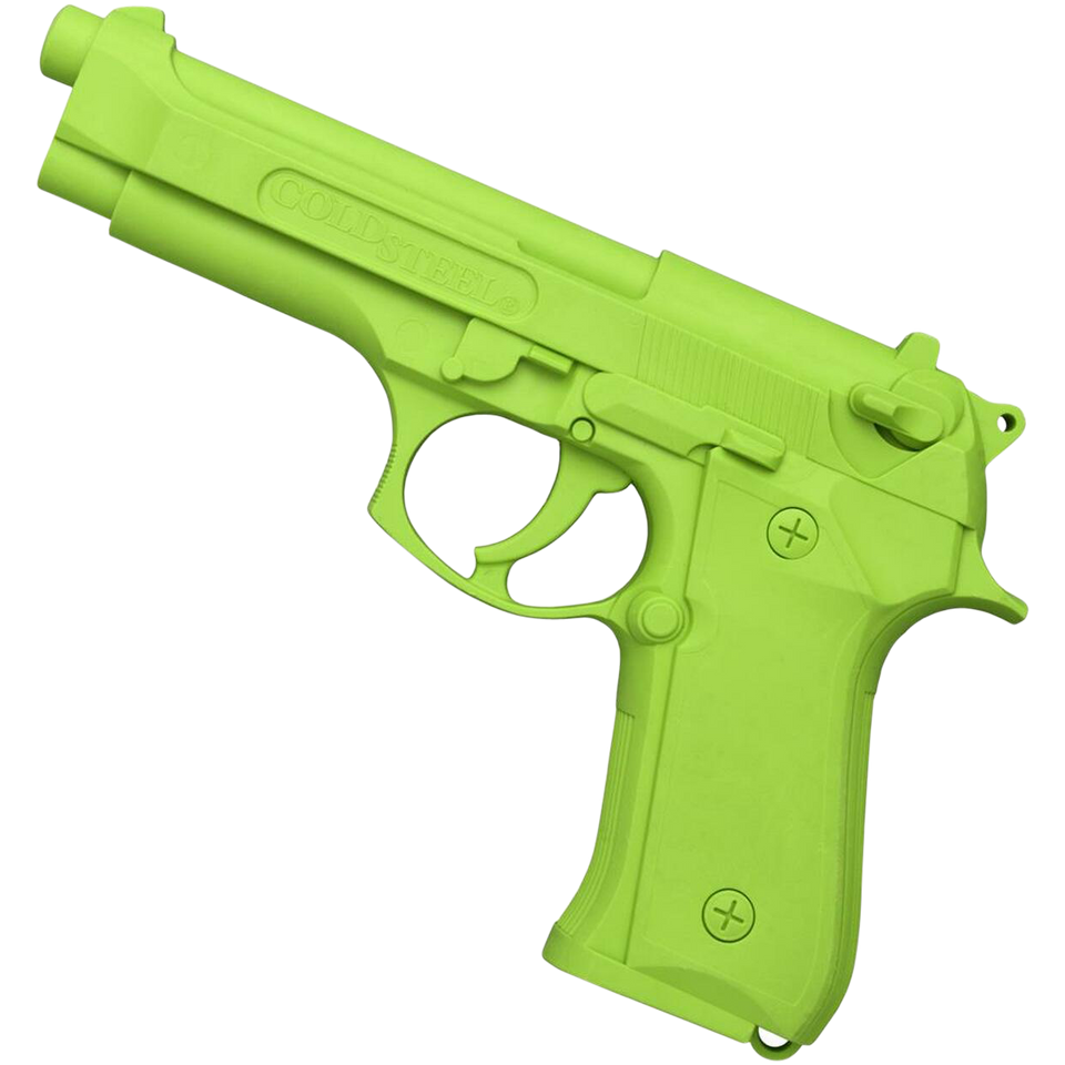 Cold Steel Model 92 Training Pistol - Green Rubber, 8.25" Length