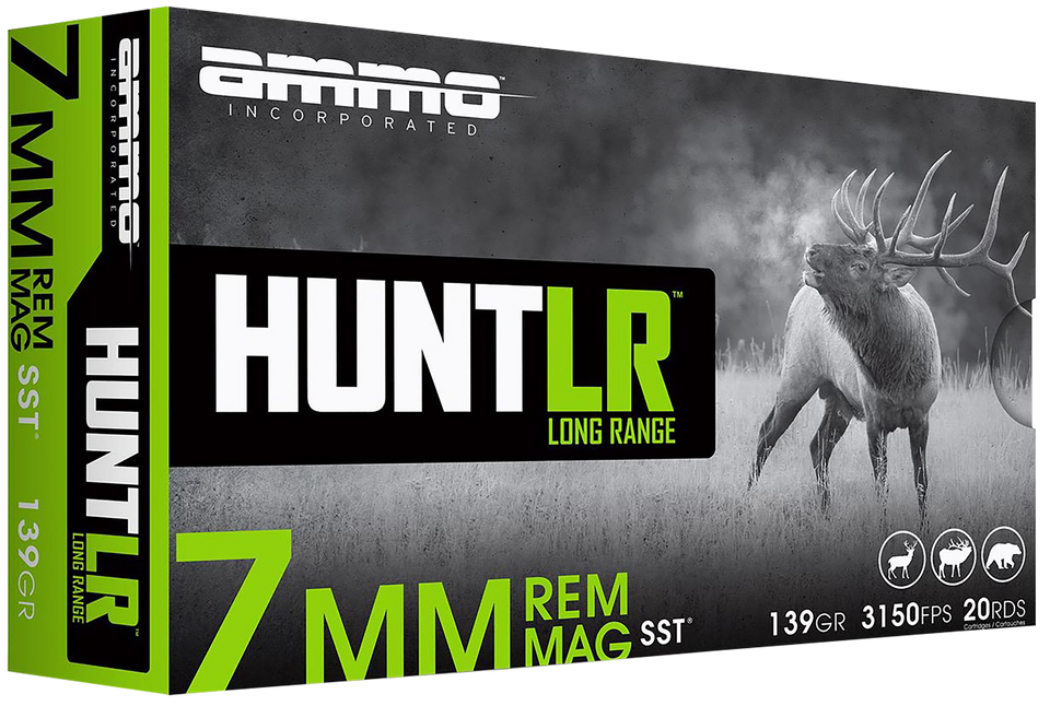 Ammo Inc 7mm 139gr SST Long Range Hunting Ammo - 20 Rounds per Box