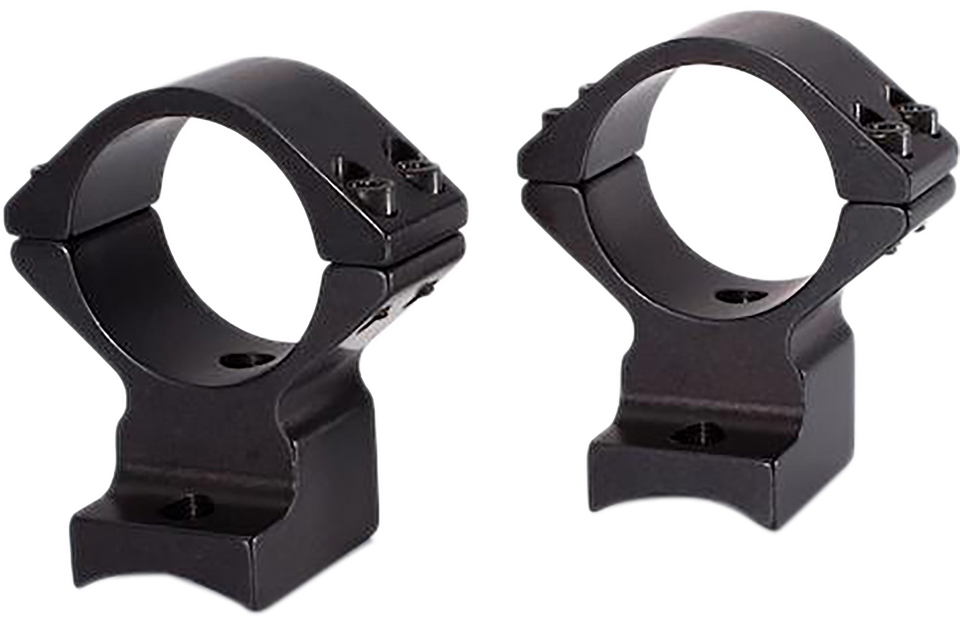 Talley 940769 Black Anodized Aluminum Scope Mount/Ring Combo for CZ 600 Lux/Range, Medium 1" Tube