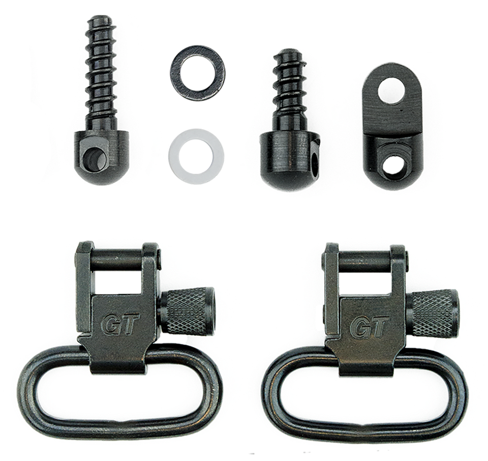 GrovTec US Inc GTSW27 Locking Rifle Sling Swivel for Ruger 10/22 - 1" Black Oxide