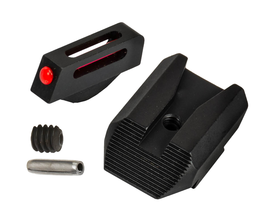 Kimber Mfg. KS6 Fiber Optic Sight Set - Red Front, Black Rear