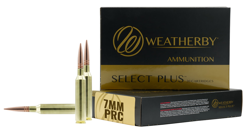 Weatherby Select Plus 7mm PRC 175gr Ammunition - 20 Rounds per Box