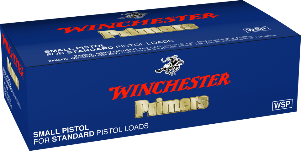 Winchester WSP Small Pistol Primers #1-1/2 - 1000 Count Box (5 Cases)