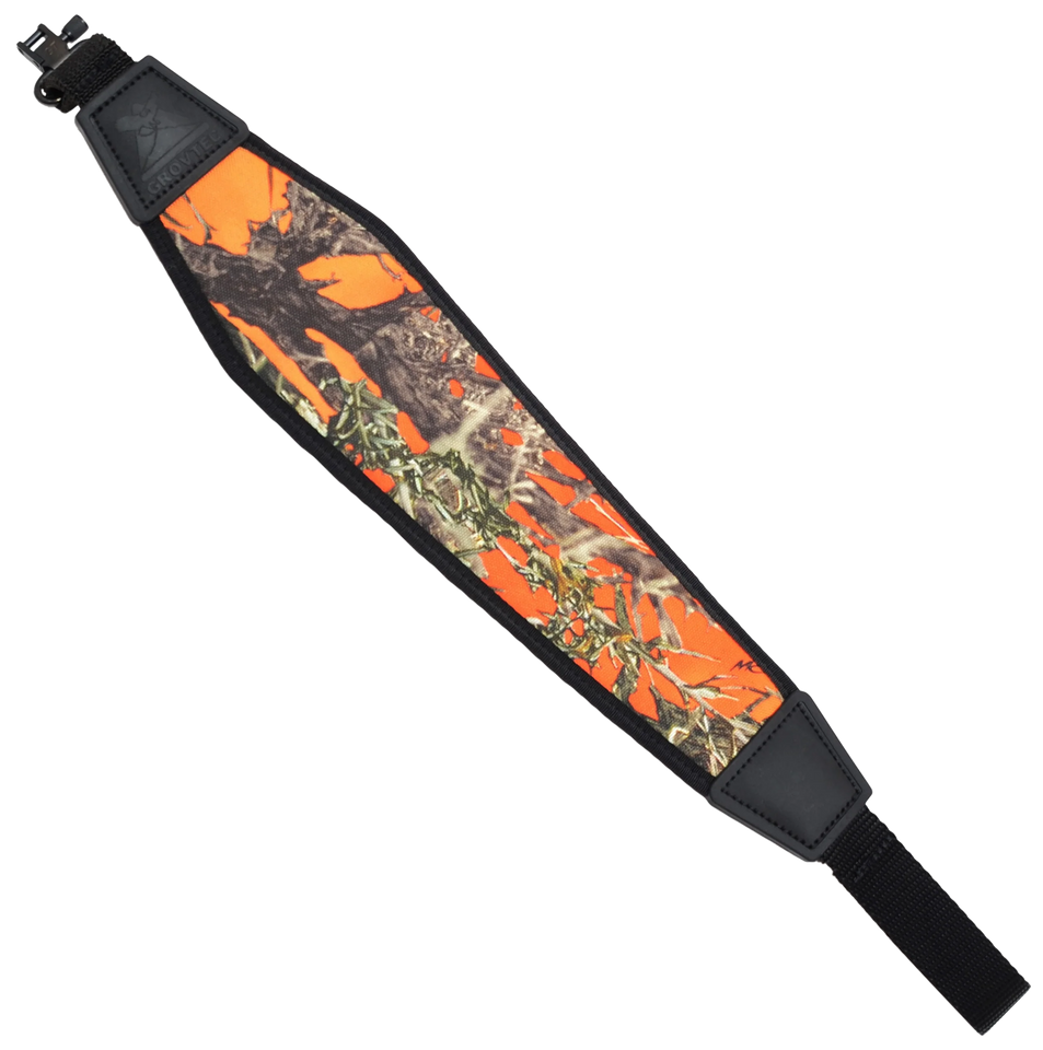 GrovTec US Inc GTSL32 TrueTimber Blaze Orange 48" Adjustable Rifle/Shotgun Sling