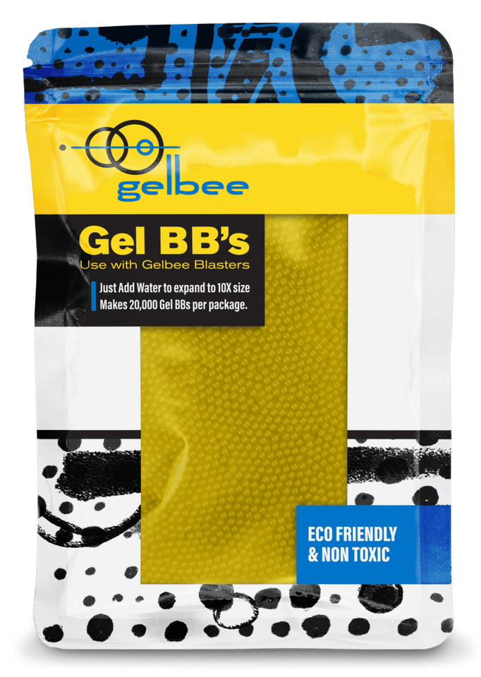 Gelbee GFGBB7 Yellow Gel BBs - 20,000 Count