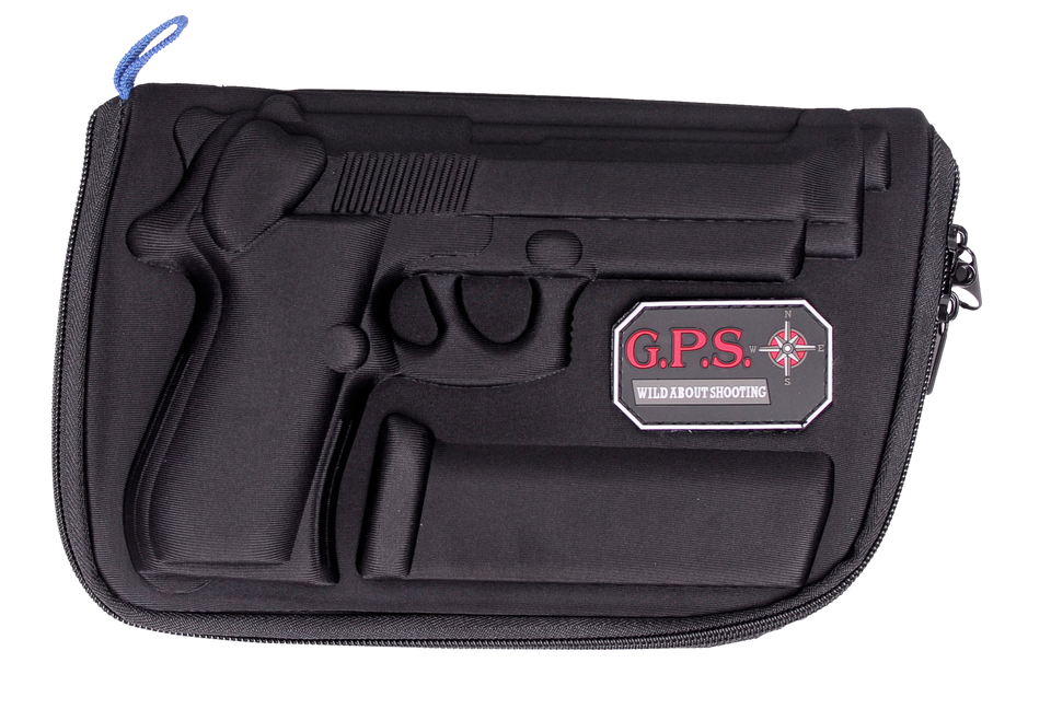 Custom Molded GPS Bag with Lockable Zippers for Beretta 92/96 & Taurus PT92