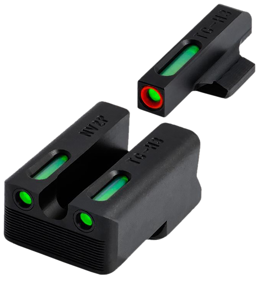 TruGlo TFX Pro Tritium & Fiber Optic Sights with Orange Outline Front