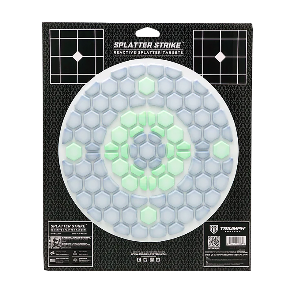 Triumph Systems Splatter Strike Reactive Bullseye Target