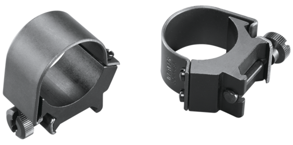 Weaver 49121 Low Quick Detach 30mm Matte Black Aluminum Mount Rings