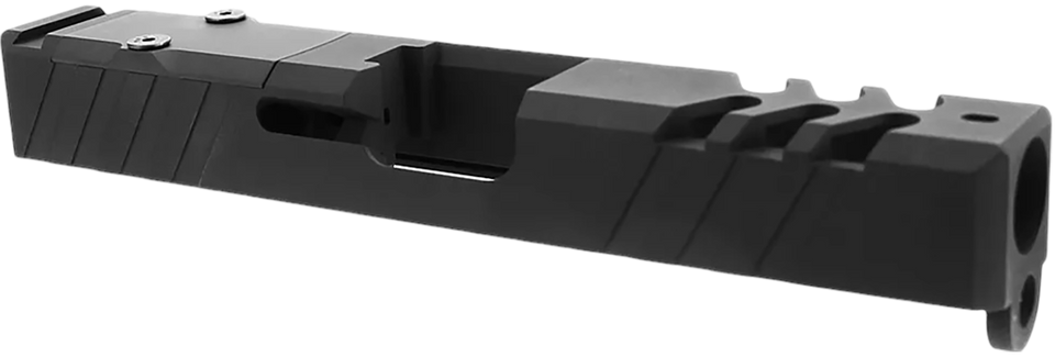 Glock 23 Gen3 TacFire Replacement Slide 40 S&W Graphite Black Cerakote with Optics Cut & Ports
