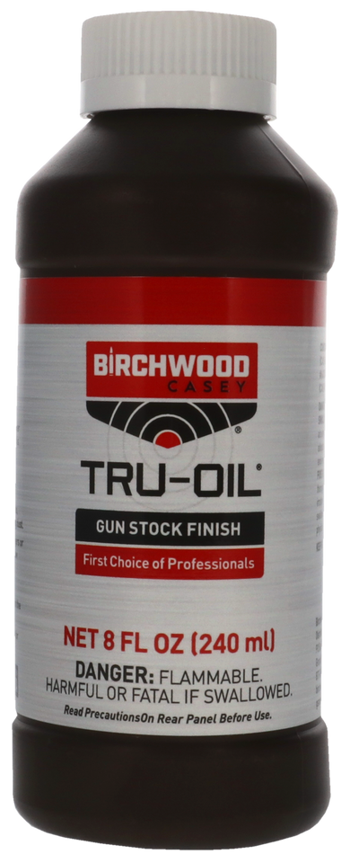Birchwood Casey Tru-Oil Gun Stock Finish, 8 oz. Natural Wood Bottle